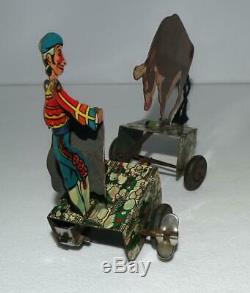 Ex! Disney 1938 Ferdinand The Bull & Matador Tin Lithographed Wind-up Toy-marx