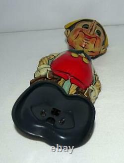 Ex+ Disney 1939 Pinocchio Marx Tin Wind-up Toy+ Built-in Key+ Replica Box Set