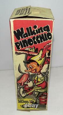 Ex+ Disney 1939 Pinocchio Marx Tin Wind-up Toy+ Built-in Key+ Replica Box Set