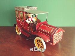 Exceedingly Rare c. 1915 Large GBN BING Tin Wind-up Kaiser Deluxe Limousine