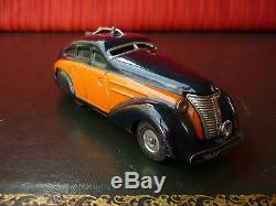 Extr. Rare 1930's SCHUCO 5000 Radio Auto Tin Wind-up Maybach