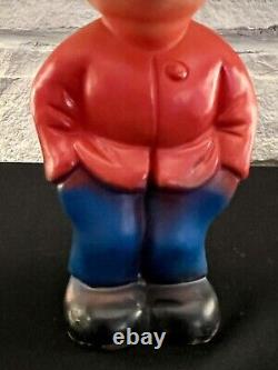 Extremely Rare Max & Moritz Germany's two naughty boys Rubber Figurines 6-7tall