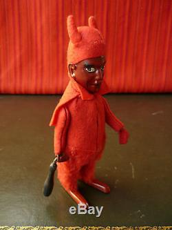 Extremely Rare N. Mint 1930 SCHUCO 946 Tin Wind-up Devil Teufel Tanzfigur