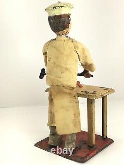 Ferdinand (Fernand) Martin The Little Cook French Made Antique Windup Toy