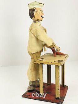 Ferdinand (Fernand) Martin The Little Cook French Made Antique Windup Toy
