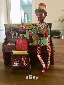 Ferdinand Strauss Ham and Sam Antique Wind-up Toy 1920's Vintage Great Condition
