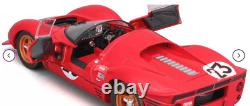 Ferrari Race Car 1966 Le Mans Racing124Vintage18Racer12 Custom Built Metal Body