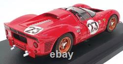 Ferrari Race Car 1966 Le Mans Racing124Vintage18Racer12 Custom Built Metal Body