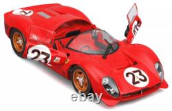 Ferrari Race Car 1966 Le Mans Racing124Vintage18Racer12 Custom Built Metal Body