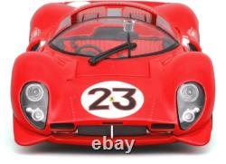 Ferrari Race Car 1966 Le Mans Racing124Vintage18Racer12 Custom Built Metal Body