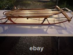 Flexible Flyer Vintage Sled V No. 51 J S. L. Allen & Co. Phila. Pa Safety Runners