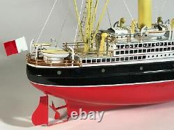 GEBR. FLEISCHMANN 24 CLOCKWORK OCEAN LINER Ca. 1930 RESTORED