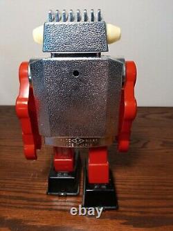 Gear Robot Windup Horikawa Japan Vintage Space Toy with Original Box and Inserts