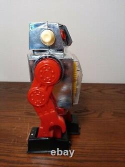 Gear Robot Windup Horikawa Japan Vintage Space Toy with Original Box and Inserts
