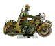Germany 40's Cko Kellerman Military Motorcycle Lithograph Tin A754