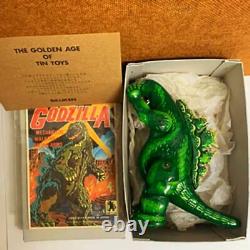 Godzilla Tinplate Wind-Up Toy Movable Items Billiken Vintage From Japan Used