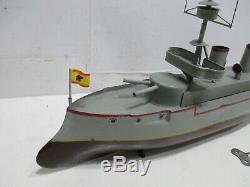 Gun Boat Wind Up Pre War Excellent Condition
