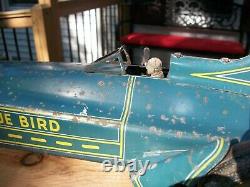 Gunthermann Blue Bird Windup Land Speed Record Race Car Original