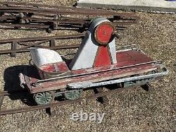 HODGES HAND CRANK VINTAGE 50'S CAR AMUSEMENT PARK ride TRAIN HANDCAR