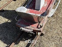 HODGES HAND CRANK VINTAGE 50'S CAR AMUSEMENT PARK ride TRAIN HANDCAR
