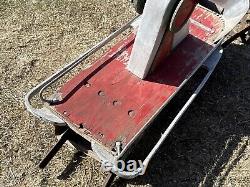 HODGES HAND CRANK VINTAGE 50'S CAR AMUSEMENT PARK ride TRAIN HANDCAR
