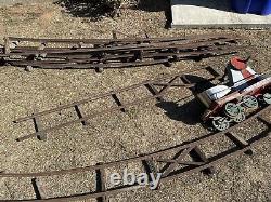 HODGES HAND CRANK VINTAGE 50'S CAR AMUSEMENT PARK ride TRAIN HANDCAR