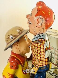 HOWDY DOODY PIANO TIN LITHO WIND UP TOY BAND 1950s UNIQUE ART MFG. CO
