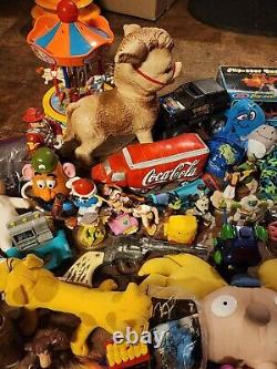 HUGE Mixed Lot Of Rare Vintage Toys. 1950s-1990s. Barbie, Power Rangers, Disney