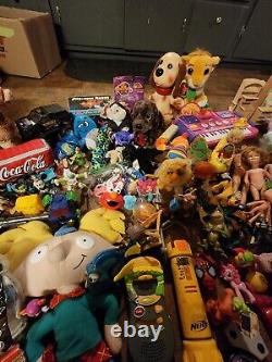HUGE Mixed Lot Of Rare Vintage Toys. 1950s-1990s. Barbie, Power Rangers, Disney