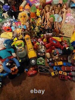 HUGE Mixed Lot Of Rare Vintage Toys. 1950s-1990s. Barbie, Power Rangers, Disney