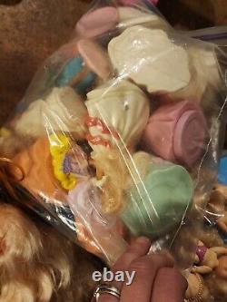 HUGE Mixed Lot Of Rare Vintage Toys. 1950s-1990s. Barbie, Power Rangers, Disney