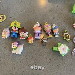 Hasbro 1983 Charmkins House Figure Lot Dollhouse Mini Accessories Vintage Toys