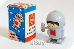 Horikawa Masudaya Nomura National Space Man Robot Tin Wind Up Japan Vintage Toy