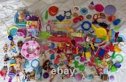 Huge Girls Bottom of ToyBox Lot Barbie American Girl LPS Polly Pocket Strawberry