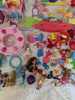 Huge Girls Bottom of ToyBox Lot Barbie American Girl LPS Polly Pocket Strawberry