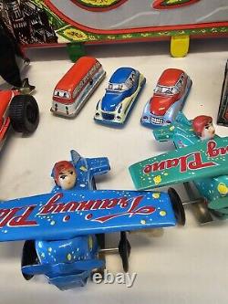 Huge Lot Of Vintage Tin Toys With 2 Keys
