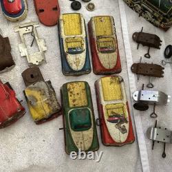Huge Lot Vintage Courtland Tin Litho Toys Parts/repair