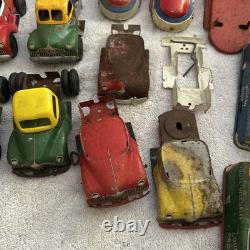 Huge Lot Vintage Courtland Tin Litho Toys Parts/repair