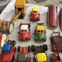 Huge Lot Vintage Courtland Tin Litho Toys Parts/repair