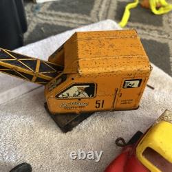 Huge Lot Vintage Courtland Tin Litho Toys Parts/repair