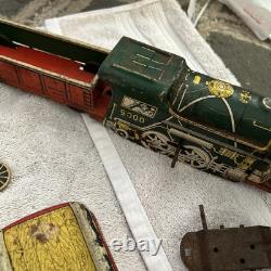 Huge Lot Vintage Courtland Tin Litho Toys Parts/repair