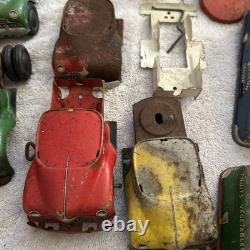 Huge Lot Vintage Courtland Tin Litho Toys Parts/repair