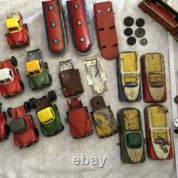 Huge Lot Vintage Courtland Tin Litho Toys Parts/repair