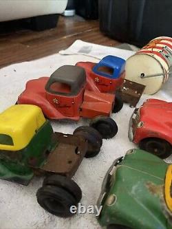 Huge Lot Vintage Courtland Tin Litho Toys Parts/repair