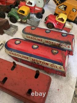 Huge Lot Vintage Courtland Tin Litho Toys Parts/repair