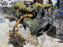 Huge Mixed Lot Mega Bloks Dragons Krystal Wars Mini Figures Ship RARE VTG