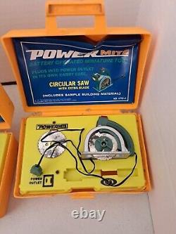 Ideal Power Mite Tool LOT 5 Sander Circular Saw Sander Drill Jig Saw Etc WithCase