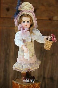 JUMEAU Tete Antique Doll Automat Musical Box Porcelain Leopold Lambert 1880s Top