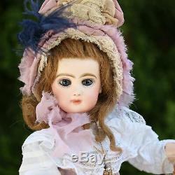 JUMEAU Tete Antique Doll Automat Musical Box Porcelain Leopold Lambert 1880s Top