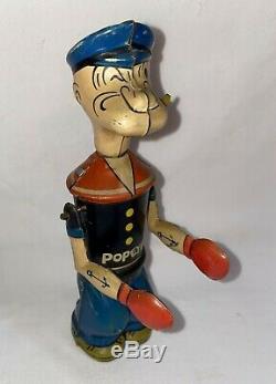 J Chein 1932 Popeye Shadow Boxer Beautiful Original Wind-up